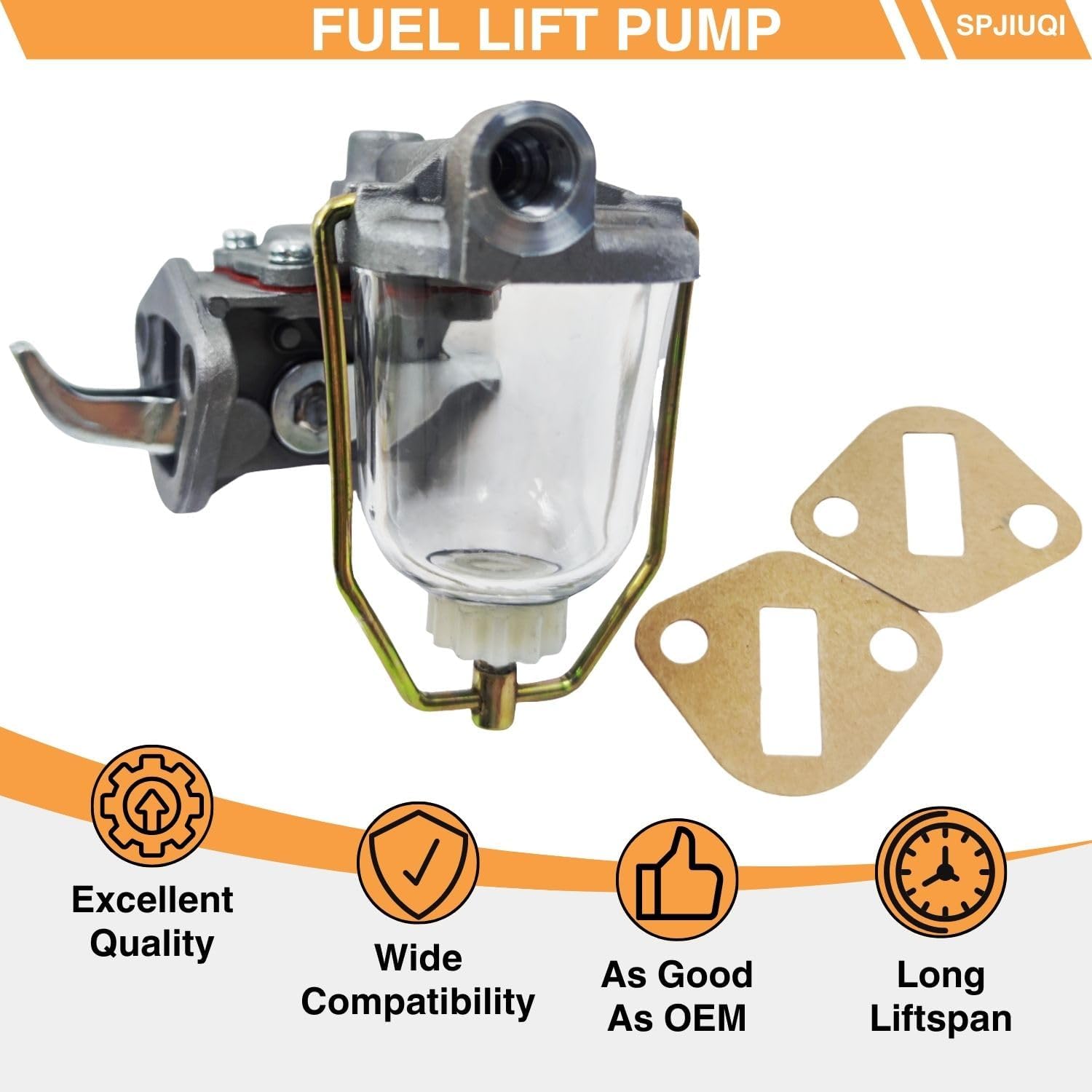 Fuel Lift Pump for Perkins Engine 3A.144 A3.152 Allis Chalmers 160 Massey Ferguson 35 50 133 135(AD3-152) 150(AD3-152) 152 2500 203 205 2135 2200 2244 ULPK0018 890960M91 3637288M91 72080235