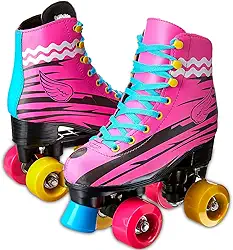 Patins Adulto Feminino Roller 4 Rodas 32 ao 41 Luna (35)