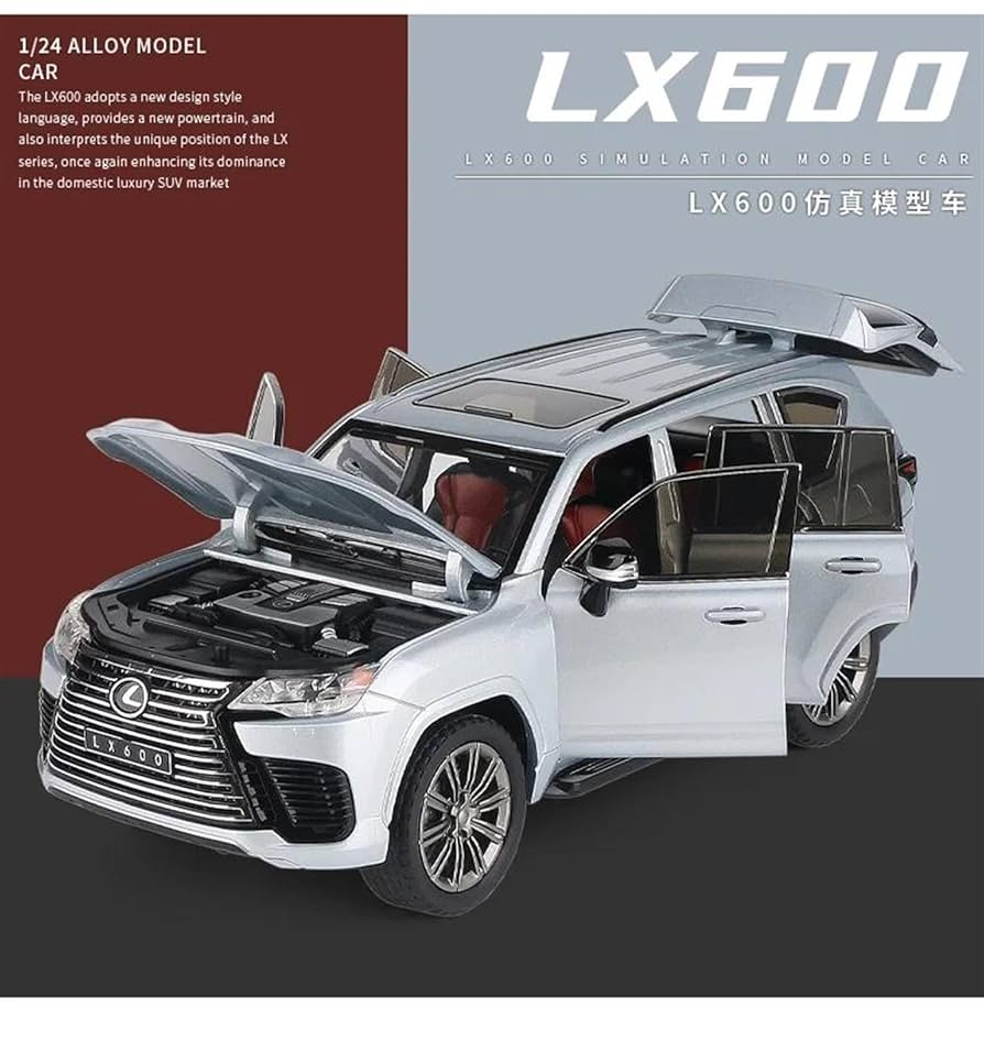 【新品】レクサス LX600 1/24 ダイキャストミニカー カスタム 新品】レクサス LX600 1/24 ダイキャストミニカー カスタム