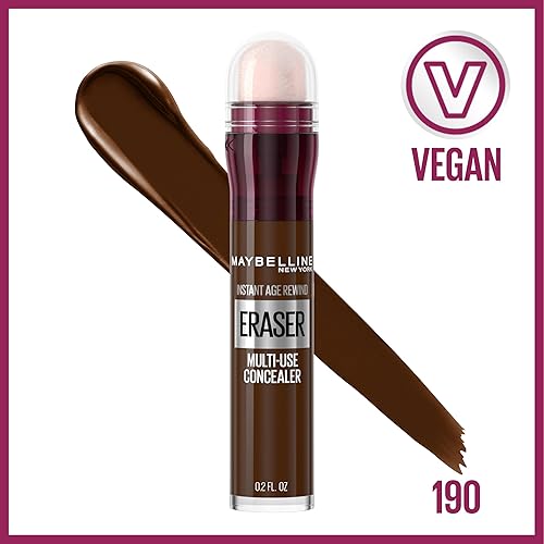 Vista 28 de Maybelline - Corrector para el tratamiento de las ojeras Instant Age Rewind multiusos, 148, 1 unidad (el embalaje puede variar)