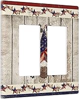 Vista 9 de Puerta de castillo de madera de mediados de siglo, estilo griego, cubierta de interruptor de luz de palanca individual, placa decorativa de pared