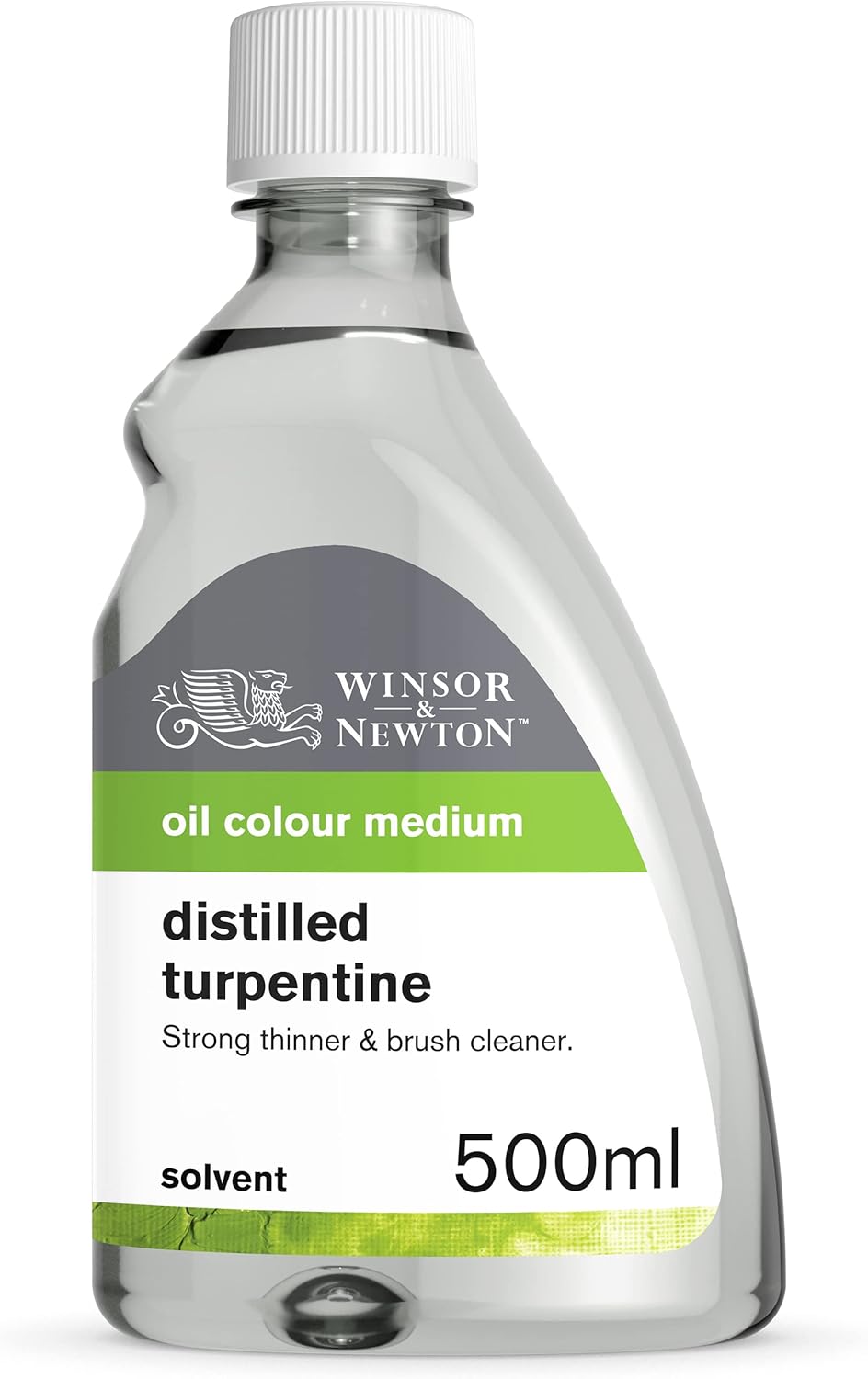 Winsor & Newton Sansodor Low Odor Solvent, 500ml (16.9-oz) Bottle