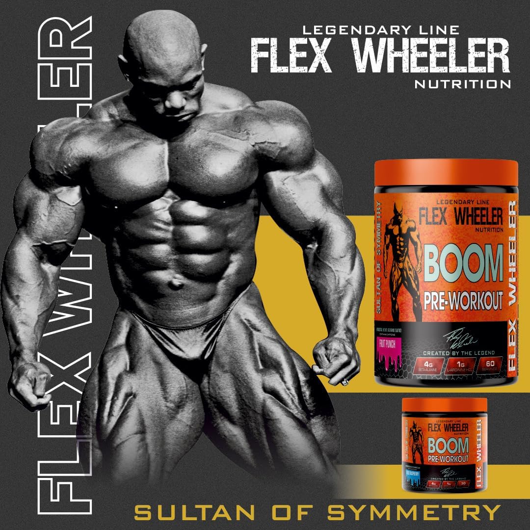 Boom Pre Workout | 225g (30 Serving, Blue Raspberry)
