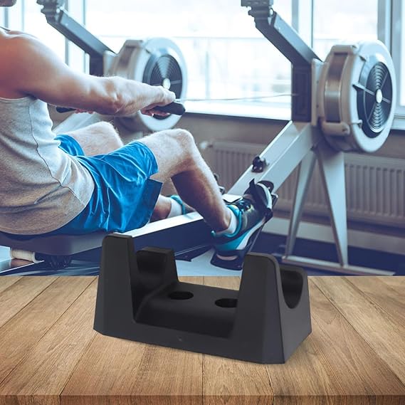 Rowing Machine Handle Fixing Holder Grip Mount for Securing Handlebar on Fitness Rowing Machines with Screw Mount