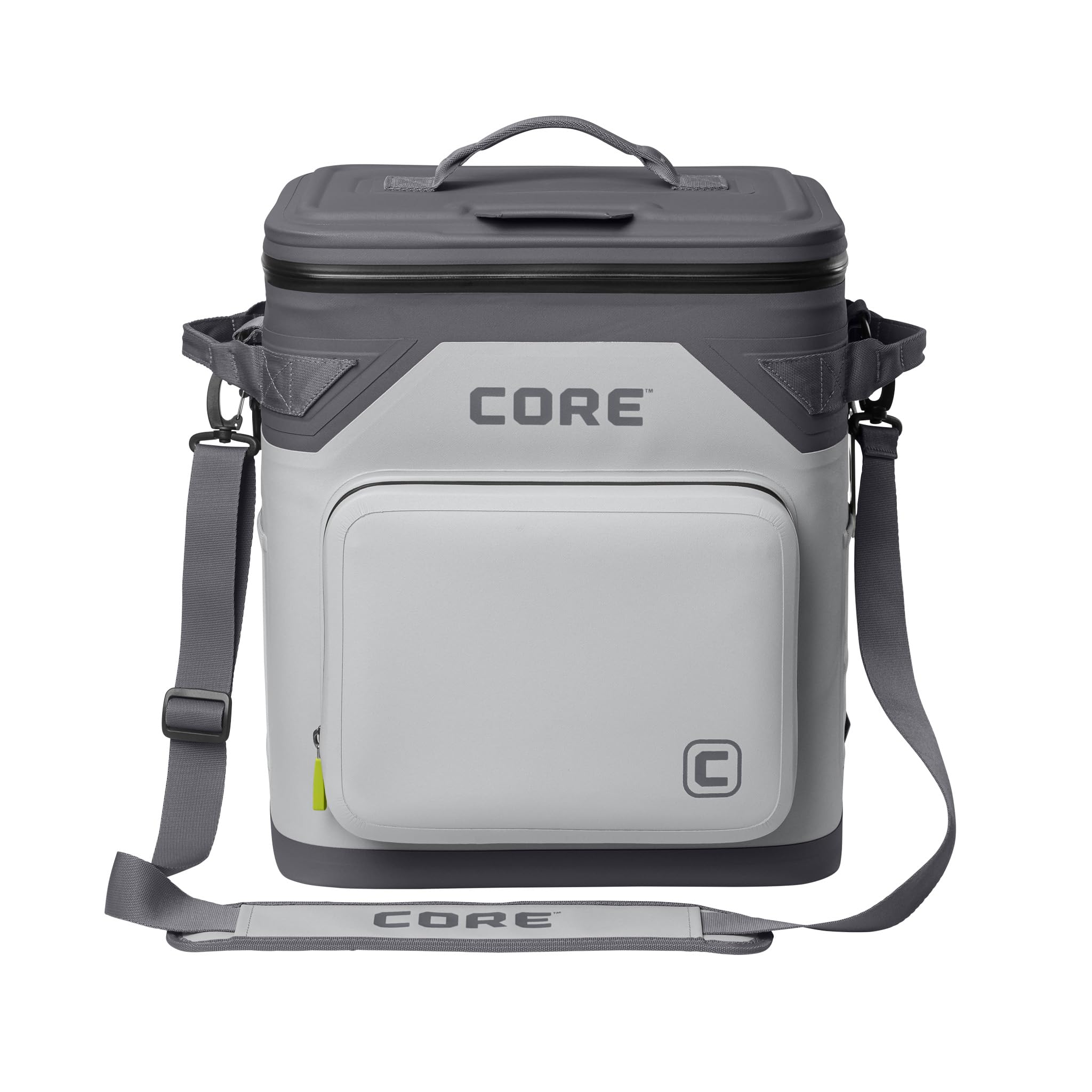 CORE Magnetic Leak Proof Soft Cooler with Waterproof Zipper | Insulated Bag Portable Ice Chest Box | Best Soft Cooler for Food &amp; Beverages for Tailgating, Car Camping, Travel, and Family Beach Picnics