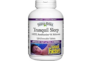 Natural Factors, Stress-Relax Tranquil Sleep Chewables: Your Path to a Restful Night's Sleep