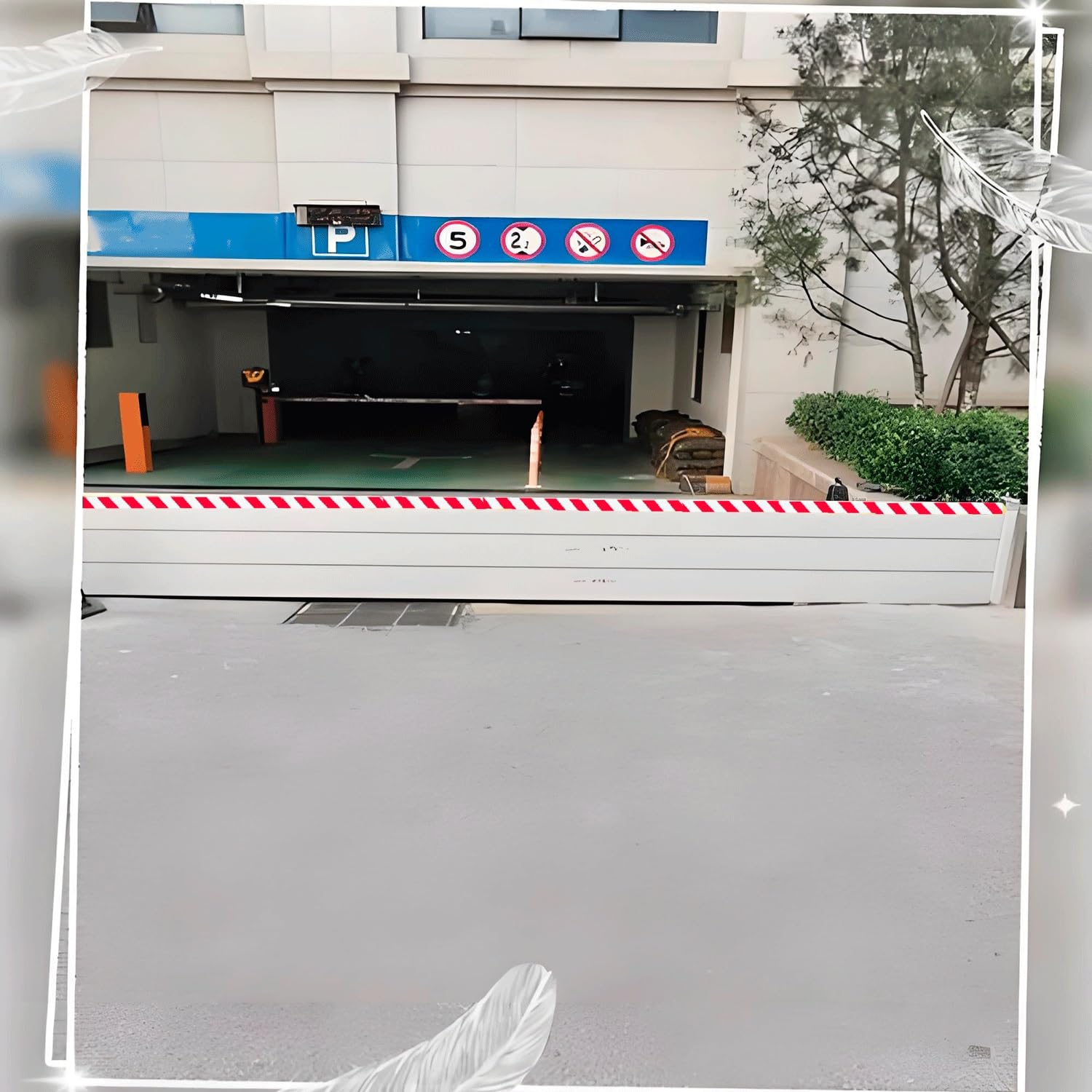 Flow Stop Inondation Barrière Anti-inondation Barriere Anti Inondation Porte De Garage Déflecteur d'eau De Protection Contre Les Inondat Système Batardeau Anti-inondation (260x40cm)
