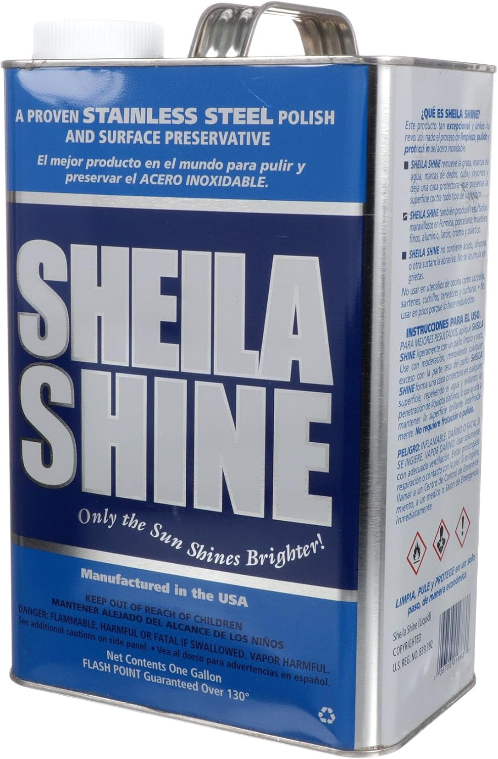 Component Hardware 1-Gallon Sheila Shine Stainless Steel Polish Can