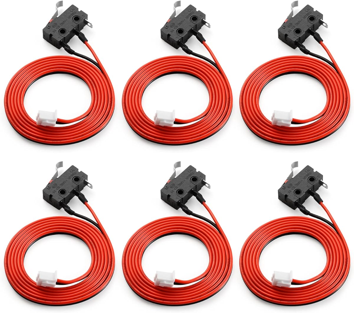 Genmitsu 6pcs Micro Limit Switches With 80cm 2 Pin Cable | Desertcart INDIA