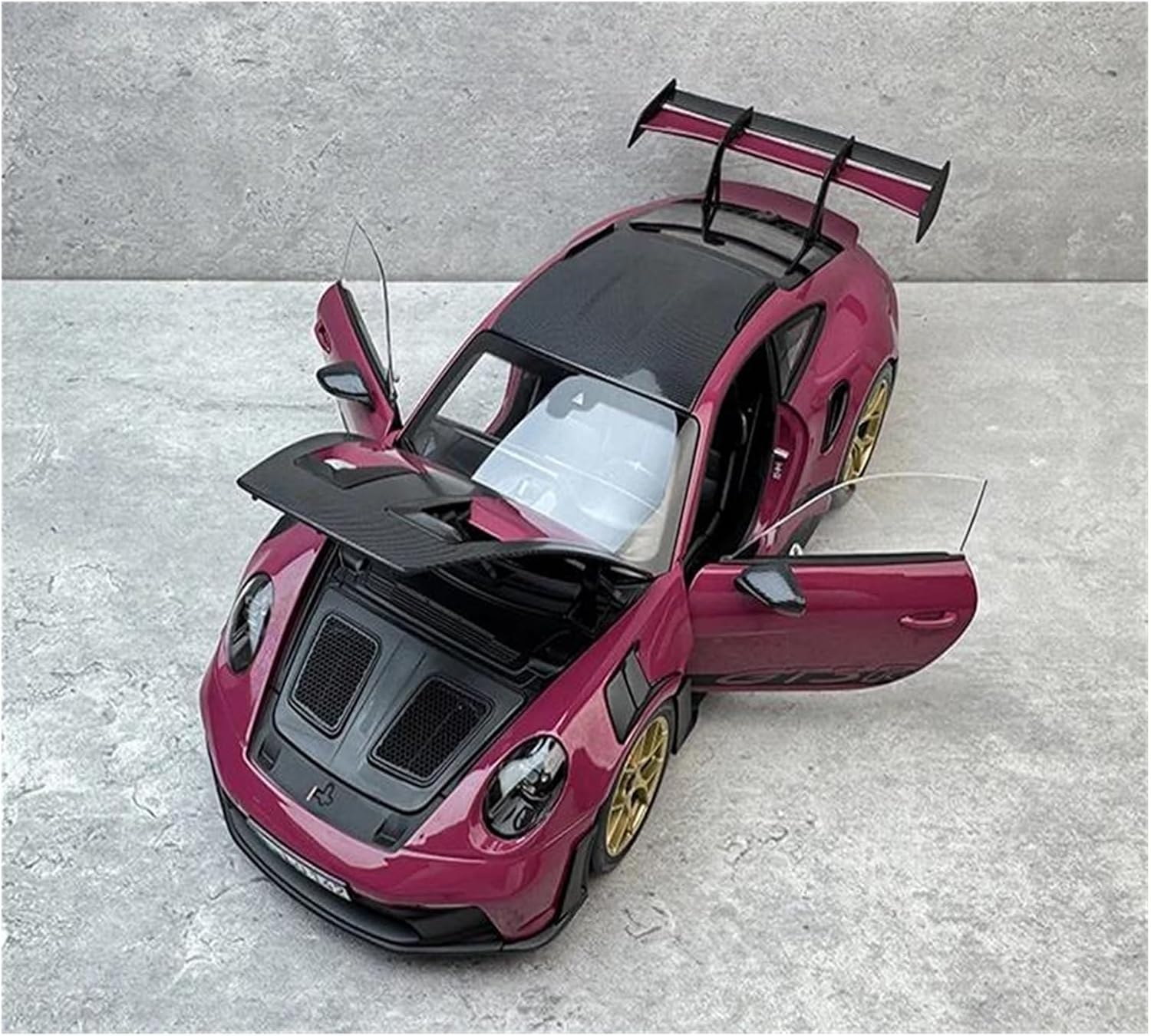 GT3 RS 【エアポート】 2022ロードスター1:18ダイキャスト合金モデル趣味コレクション装飾静電気