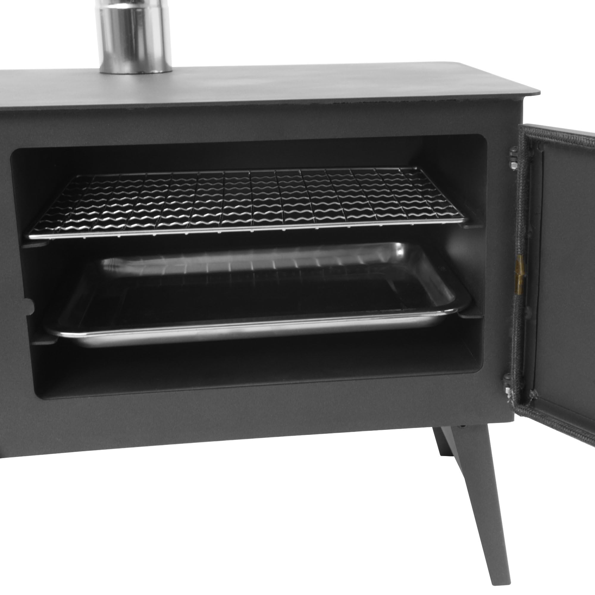 MFH Forest Forno da campeggio in acciaio inox per sopravvivenza