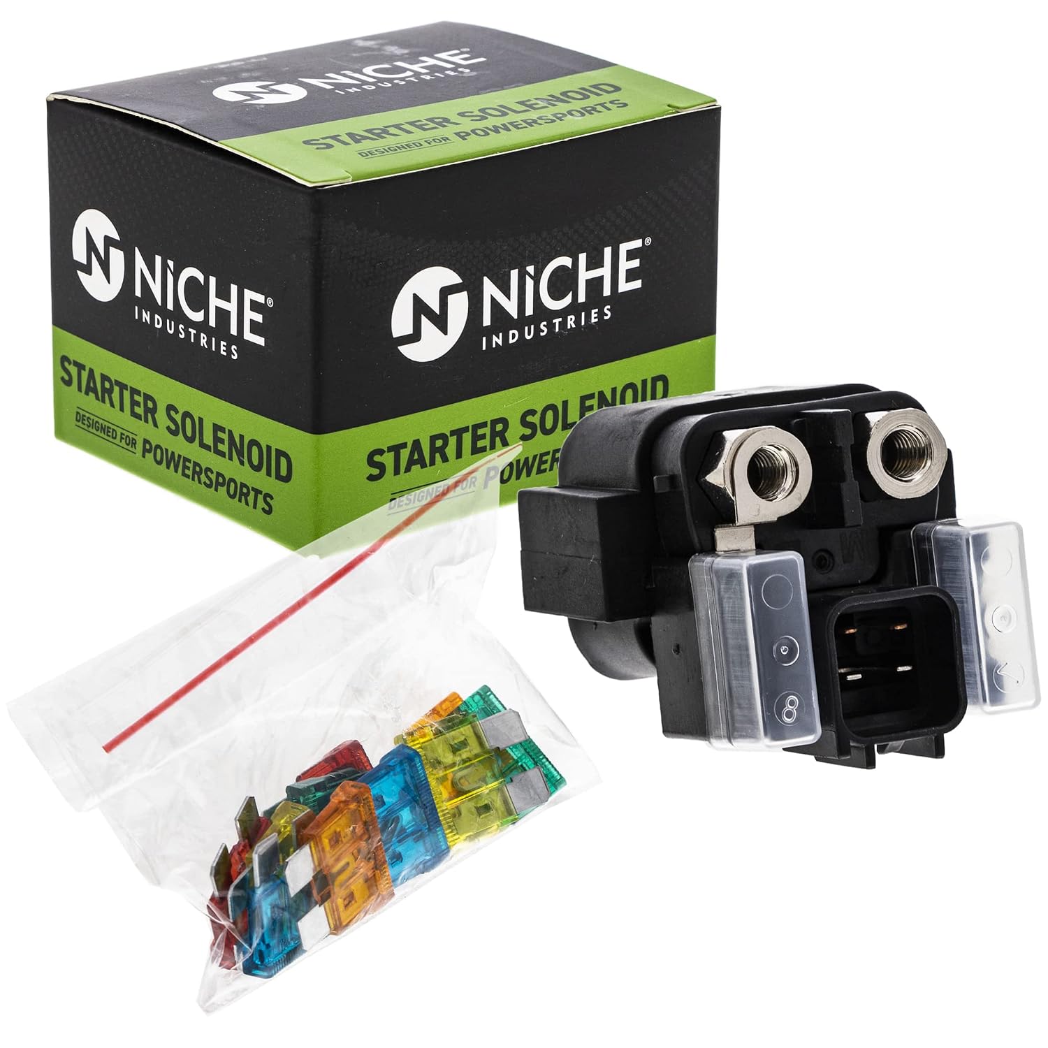 NICHE Starter Motor Solenoid Kit for Yamaha APEX XTX 8HG-81890-00-00 4DN-81940-12-00 Snowmobile