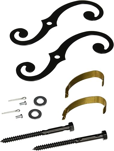 Stanley matériel Sp1685 6–3/10,2 cm Embrasse W/printemps en noir Plat Plus de zi