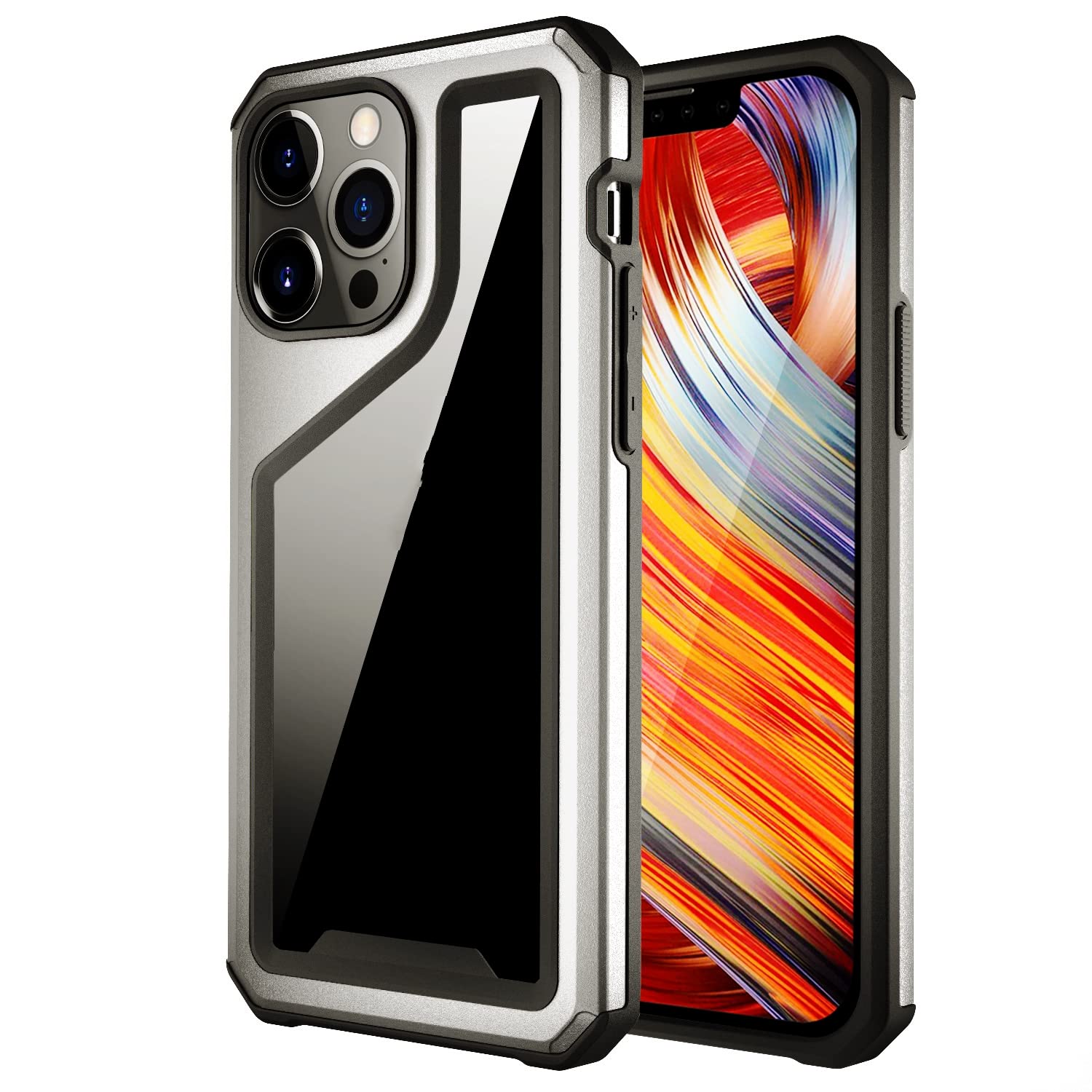 SORAKA Cover trasparente per iPhone 11 Pro Max con anello rotante a 360 gradi e piastra metallica per Supporto Auto Smartphone Magnetico,Custodia in TPU trasparente Ultrasottile