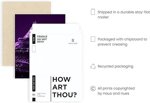 Miniatura 10 de HAUS AND HUES Cuadros morados para decoración de pared y pósteres estéticos de arte de pared púrpura para habitación, decoración de pared para