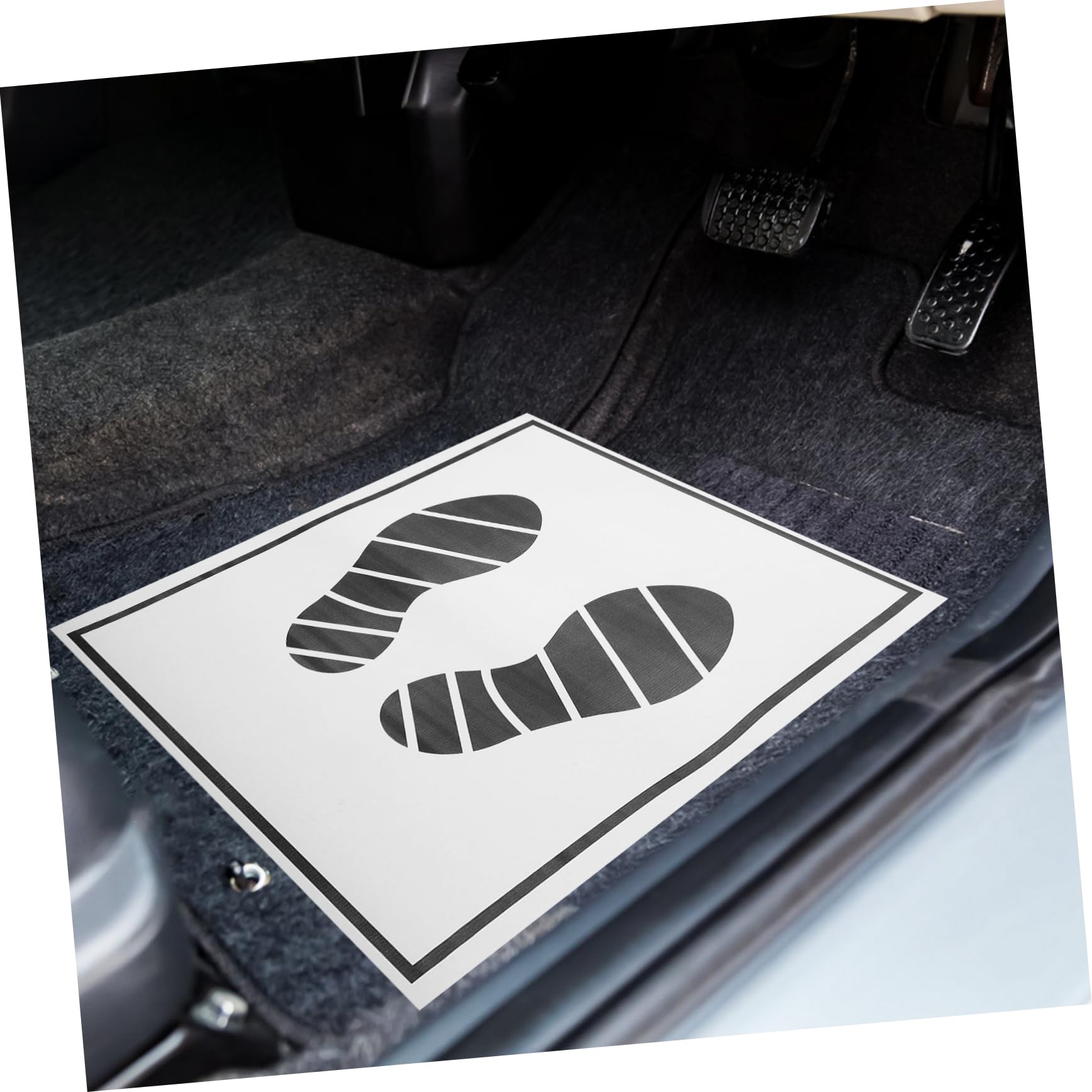 Car Floor Mats 100 Pcs Disposable Paper Foot Mats Portable Paper Vehicle Foot Pads Cover for Auto Supplies — view 8