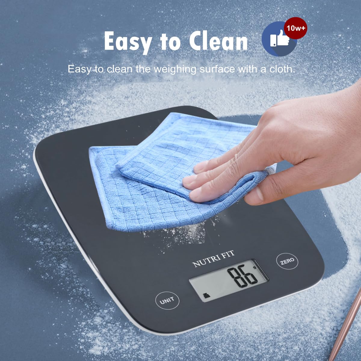NUTRI FIT Digital Food Scale Easy to Clean
