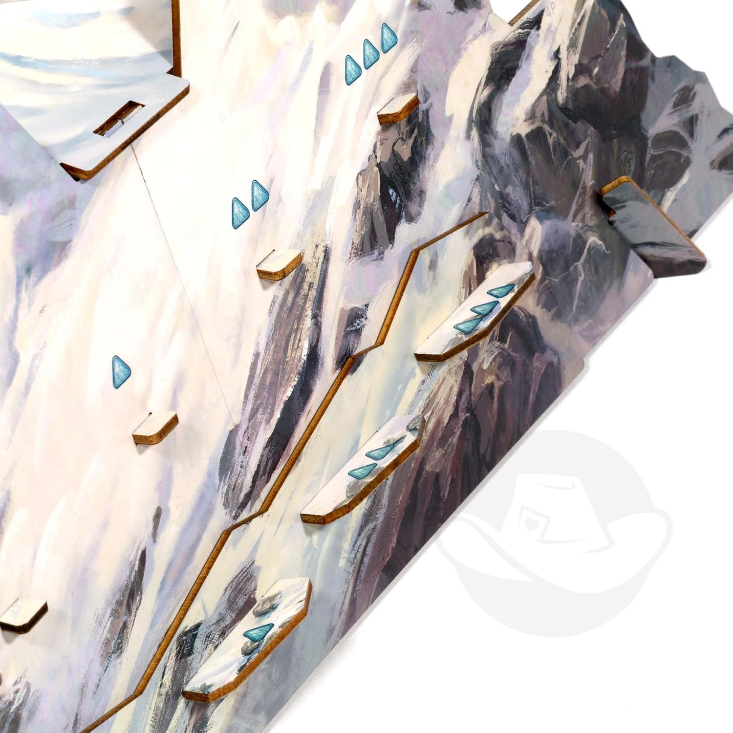 Everdell Silverfrost Wooden Mountain Premium Board Game Accessory image 5