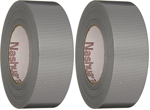 Nashua 2280 Polyethylene Coated Cloth Duct Tape 55m x 72mm Silver (Pack of 2)