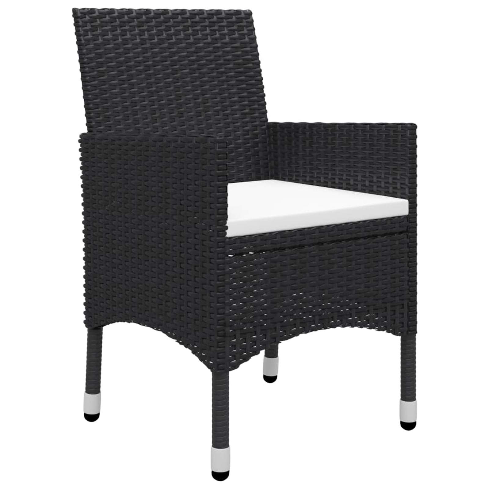 Juego de Comedor para Jardín de 6 Piezas con Mesa de Madera de Acacia y Sillas de Rattan PE - Diseño Ergonómico y Cómodo para Exterior