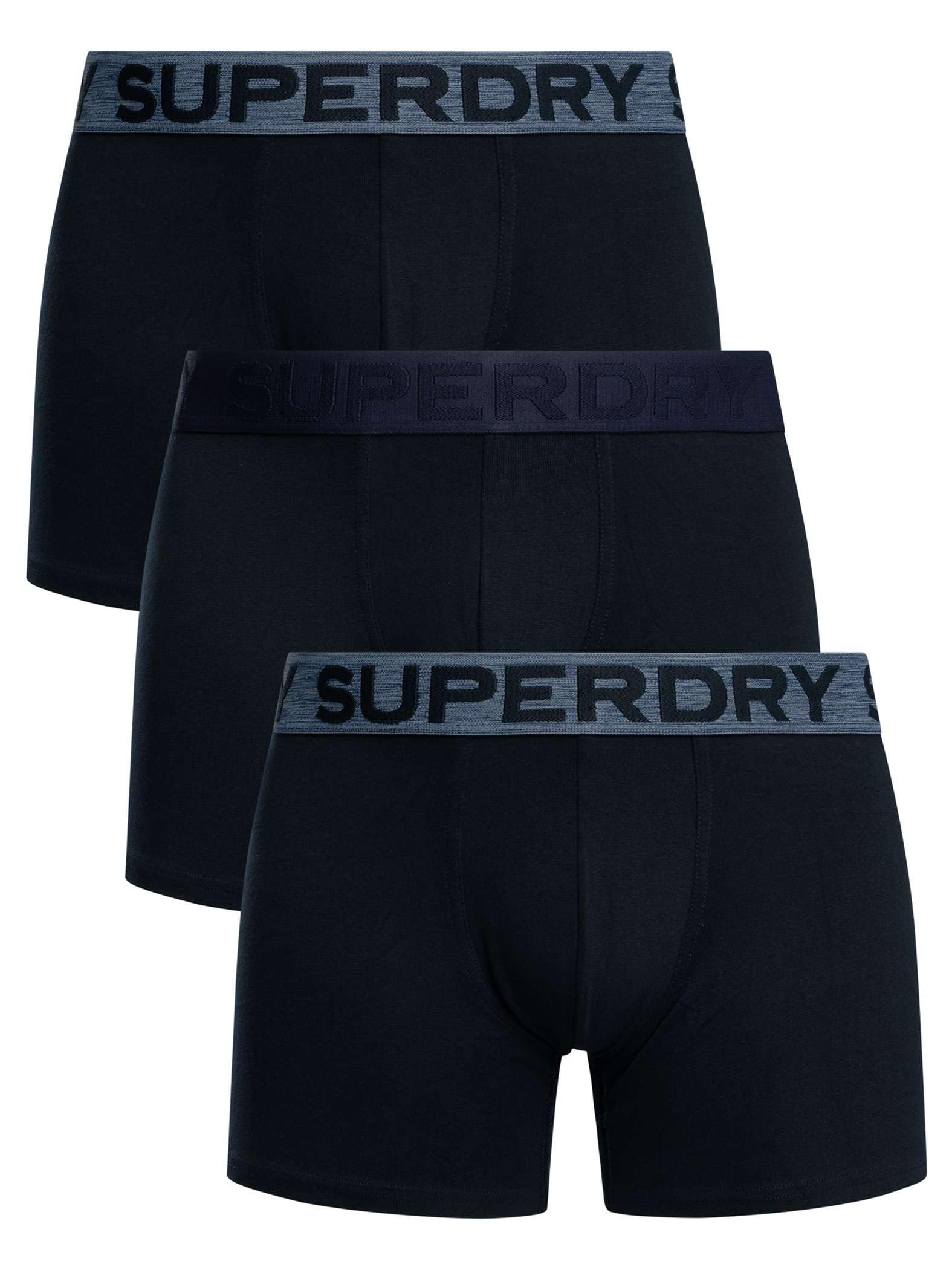 Superdry Men's Bleu Boxer Shorts (X3)