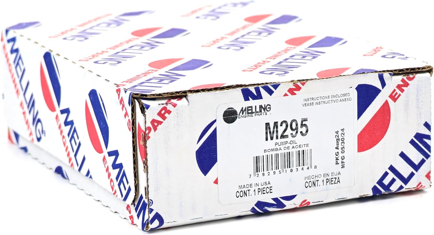 Melling M295 LS Oil Pump | Gen III IV Stock Pressure Volume | Fits 4.8L 5.3L 5.7L 6.0L 6.2L LS1 LS6 LS2 LS3 Replacement