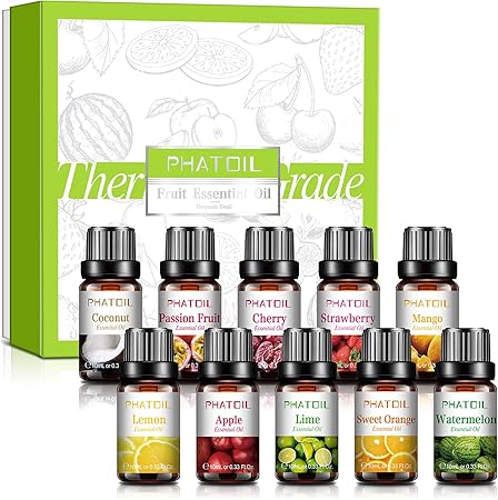 Amazon Phatoil エッセンシャルオイルセット 10ml 10本セット フルーティー フレグランス 精油 アロマオイル プレゼント Phatoil エッセンシャルオイル Amazon Phatoil エッセンシャルオイルセット 10ml 10本セット フルーティー フレグランス 精油 アロマオイル プレゼント Phatoil エッセンシャルオイル