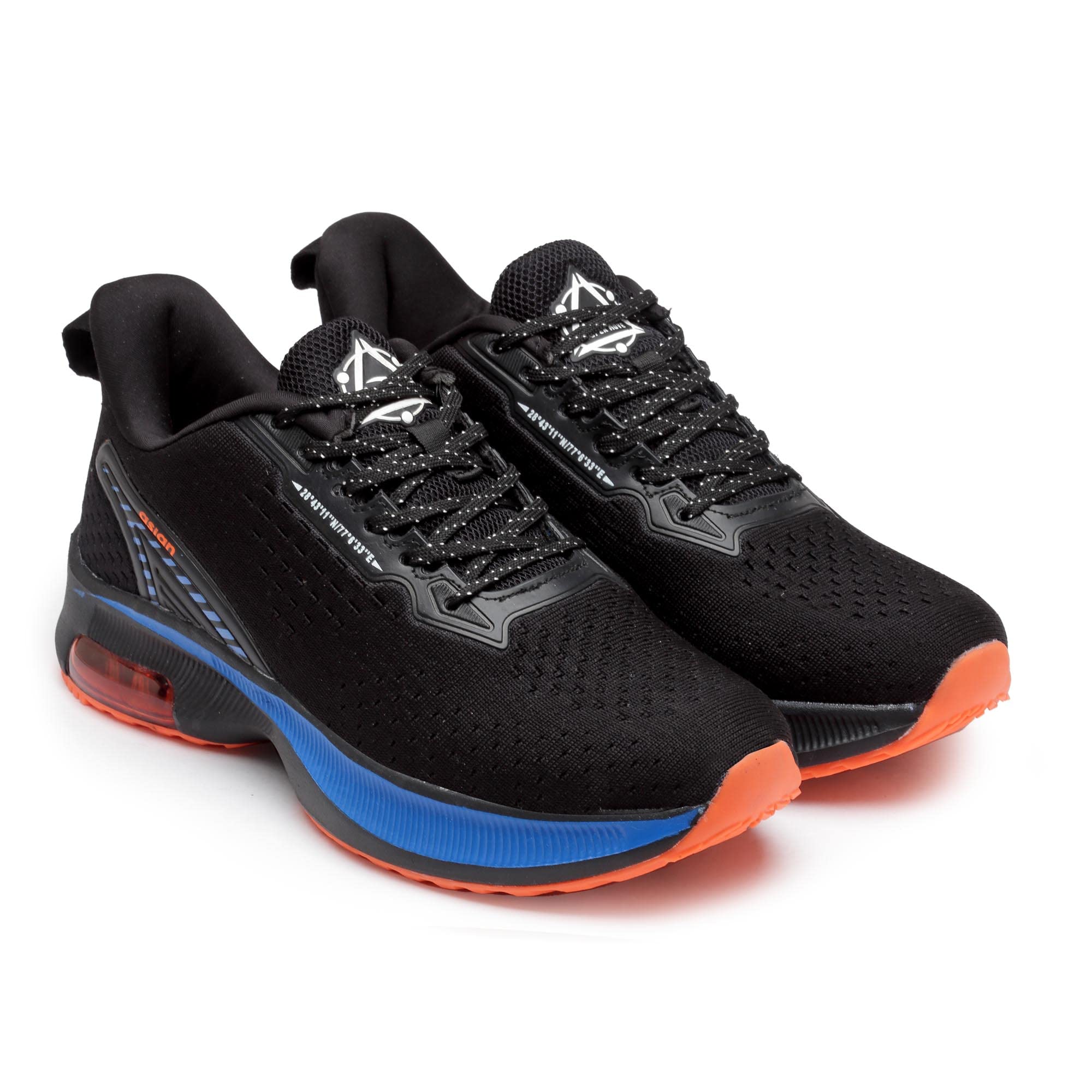 ASIAN Mens SHOCKER-01 Sports Running,Walking,Gym Shoes with Lightweight Phylon Sole with Memory Foam Casual Sneaker Shoes for Mens & Boys Full Black (B0C27KQVJC) Amazon Price History, Amazon Price Tracker