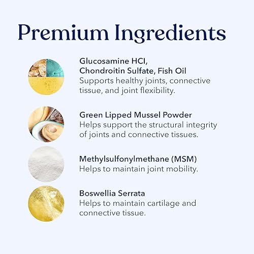 Miniatura 3 de Honest Paws Suplemento articular para perros - Apoya la movilidad, la salud de la cadera y las articulaciones, alivia la rigidez, glucosamina,