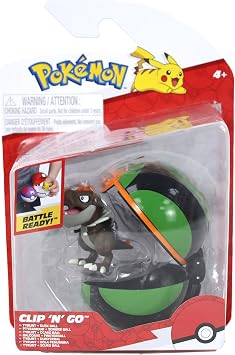 Pokémon Clip 'N' Go Tyrunt ve Dusk Ball - 2 İnç Savaş Figürü ve Alacakaranlık Topu Aksesuarı İçerir
