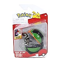 Pokémon Clip 'N' Go Tyrunt and Dusk Ball - Include personaggio da battaglia da 5,1