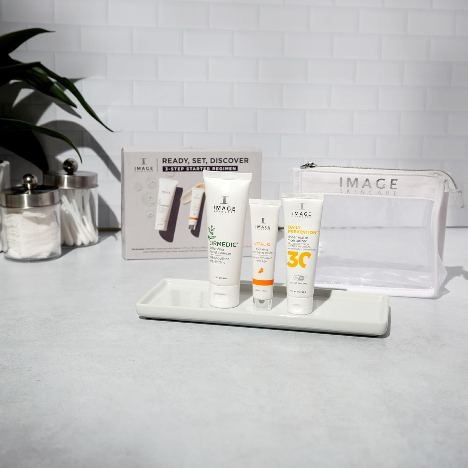 IMAGE Skincare, Ready Set Discover, 3-Piece Travel Ready Skin Care Kit, with Face Wash, Serum, and Moisturizer - Image 6
