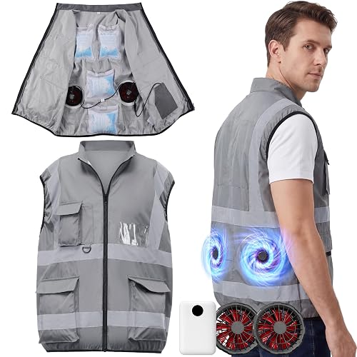 Grinsvalley Cooling Vest Jacket with 2 Fans