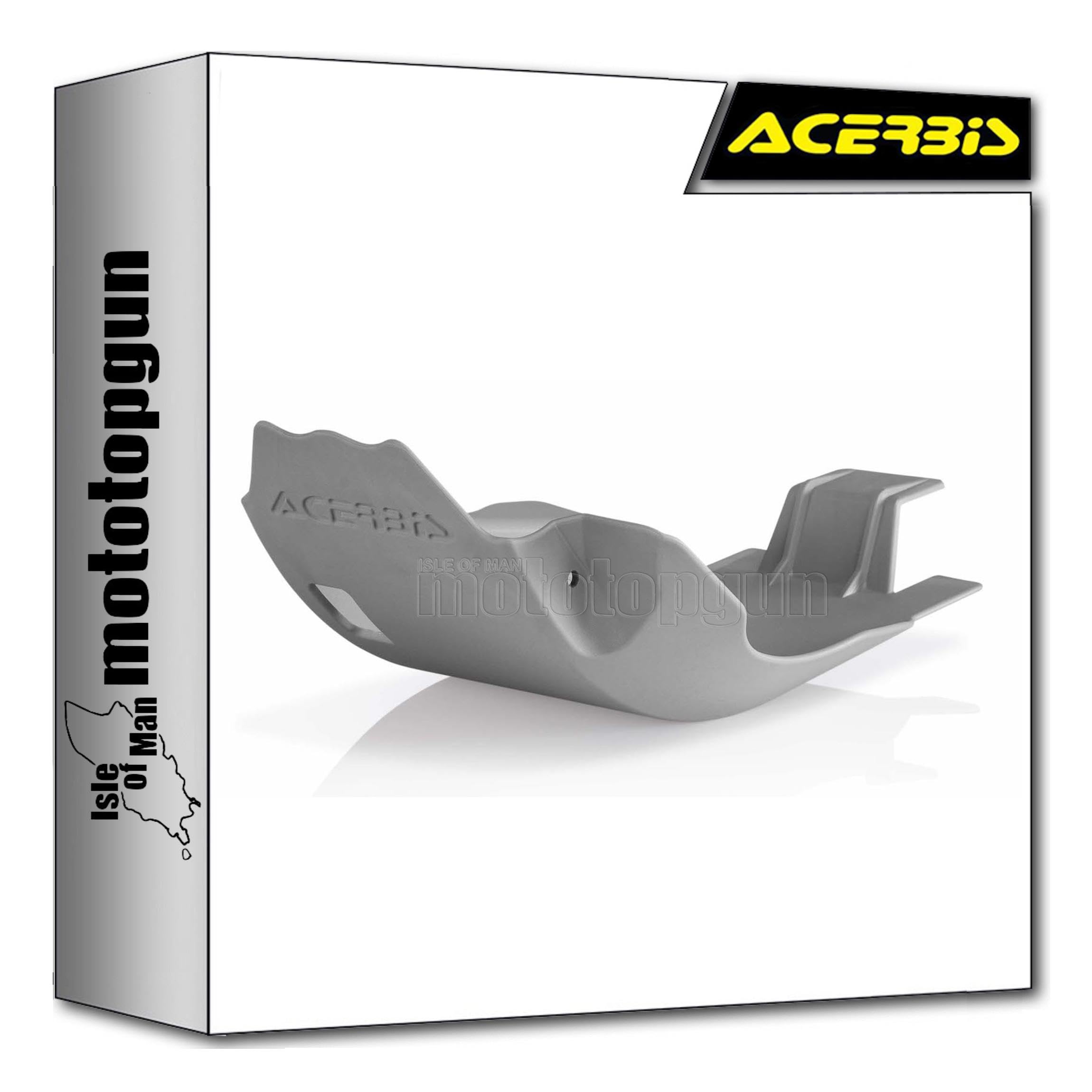 acerbis 0011685.020 sottomotore argento compatibile con honda crf 250 x 2004 2005 2006 2007 2008 2009 2010 2011 2012 2013 2014 2015 2016 2017 mototopgun