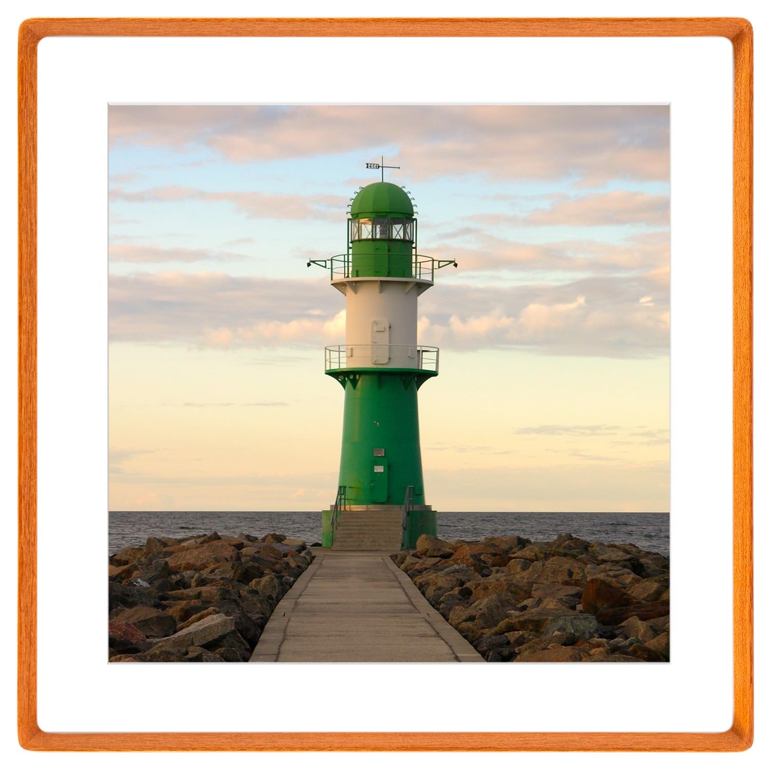 Photo 1 of Zibrelte Natural 18x18 Picture Frame Wood with 16x16 Mat,Square Wall Photo Frames 18 by 18 Made of Solid Teak Wood for Gallery Wall Hanging