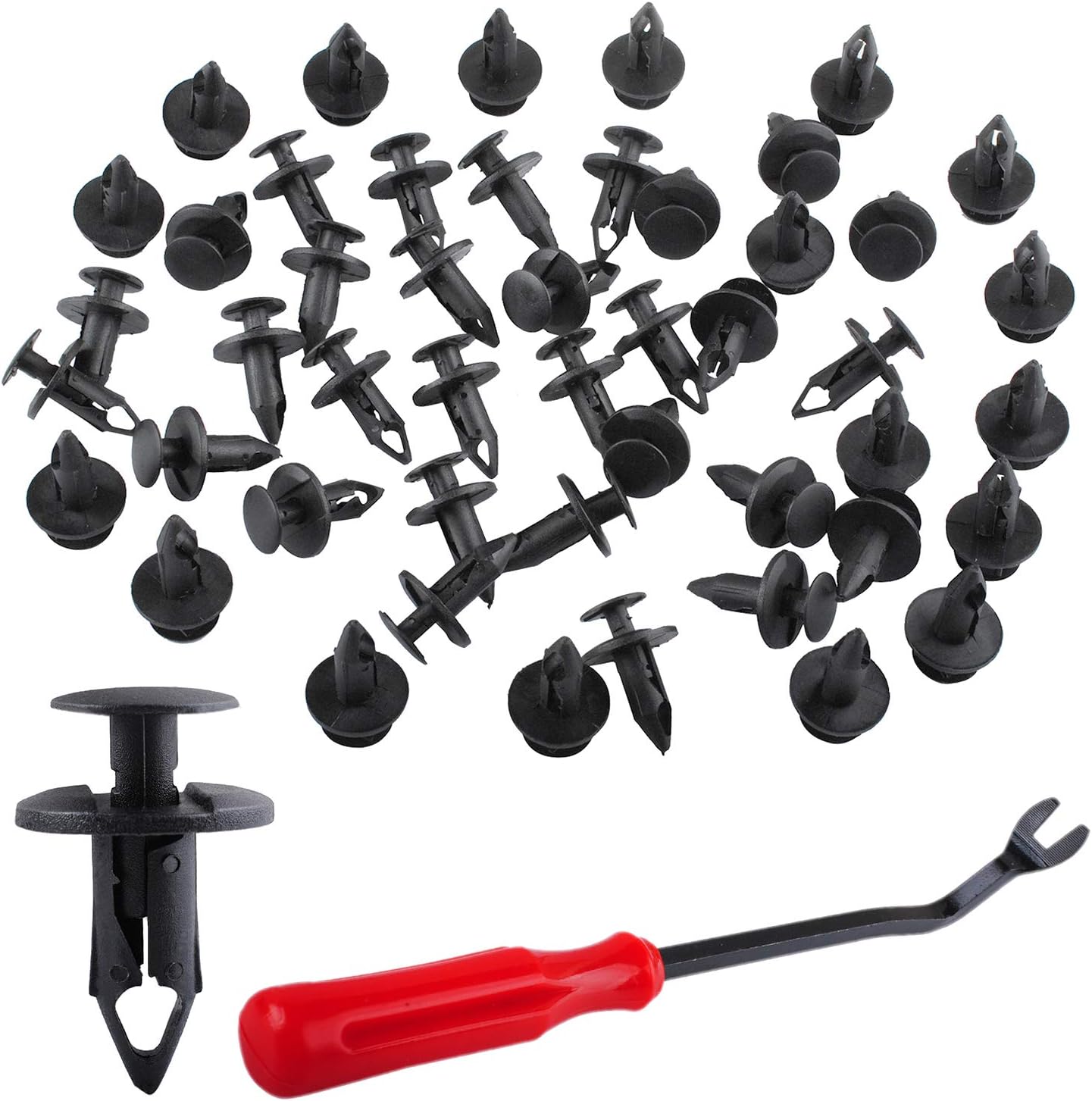 Gekufa 7661855 Plastic Fender Clips Body Rivets (120PCS