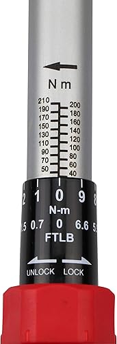 Miniatura 3 de Llave dinamométrica de clic de 12 pulgada con bloqueo giratoriodesbloqueo giratorio (29-155 ft.-lb.  40-210 Nm)