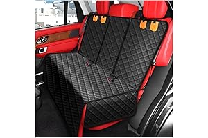 Dog Car Seat Cover for Back Seat - 100% Waterproof Rear Seat Protector