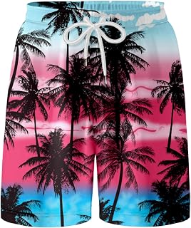 Chándal para niños de 146 años, estilo informal, estampado floral, pantalones cortos de verano, hawaiano, vacaciones, playa, pantalones florales, St