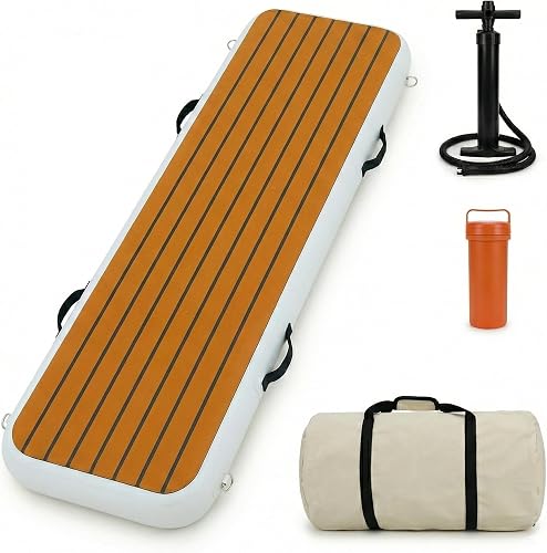 6.6 ft Inflatable Gangway for Boats & Yachts, 500 lb Non-Slip…