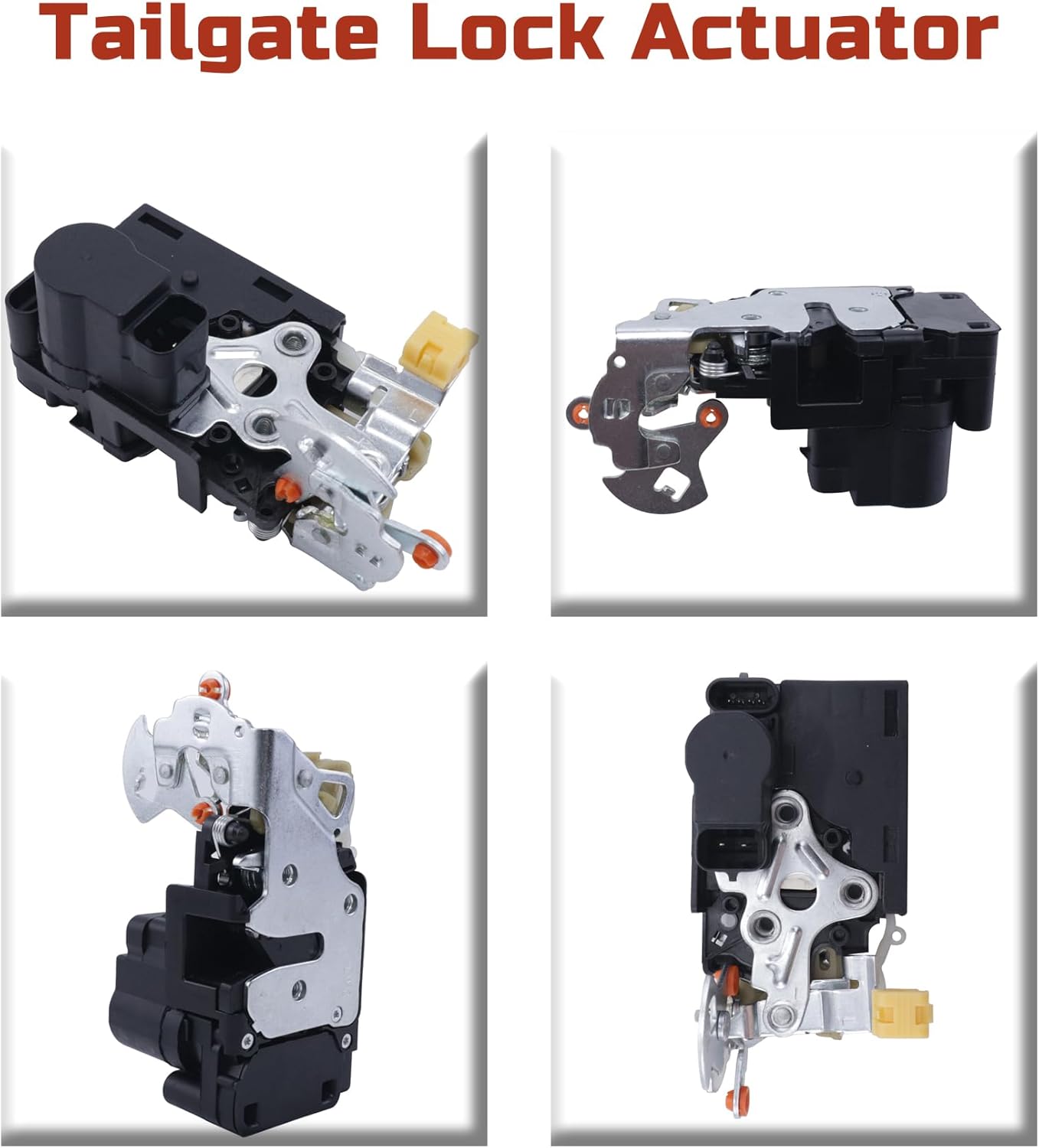 Tailgate Liftgate Door Lock Latch Actuator, Compatible with 2002-2009 Buick Rainier Chevy Trailblazer Envoy Ascender Bravada Saab 9-7x, Replaces 931-298