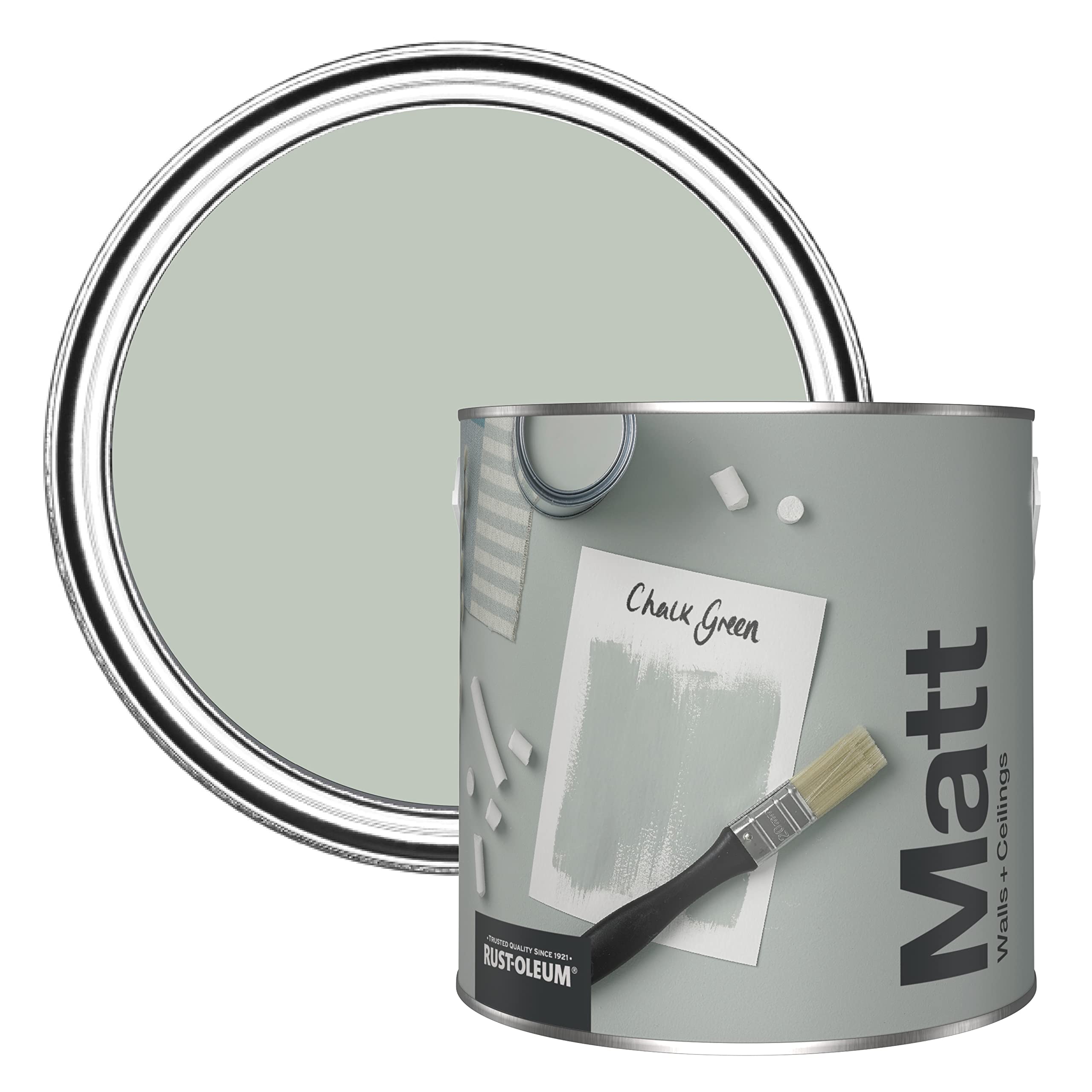 Rust-Oleum Cream Matt Emulsion Wall Paint - Clotted Cream 2.5L - View #13