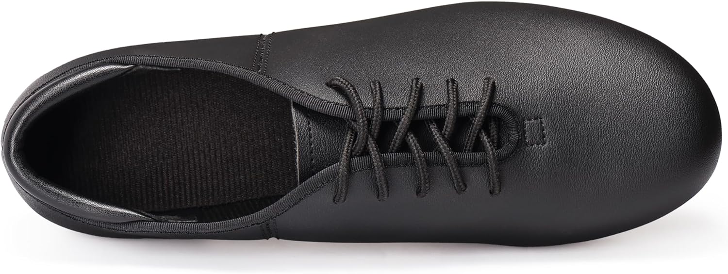 Dynadans Manmade Leather Lace Up Tap Shoe Dance Shoes for Women and Men's Dance Shoes