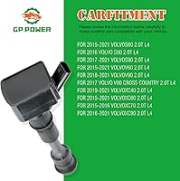 Vista 4 de Juego de 4 bobinas de encendido de repuesto para UF756 UF-756 31312514 31358940 GN10907 compatible con Volvo S60 S80 S90 V60 V90 XC40 XC60 XC70 XC90