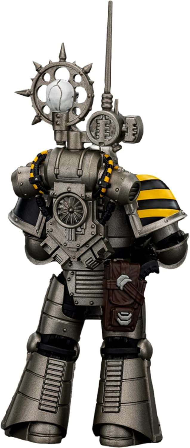 JOYTOY Warhammer 40K 1/18 Action Figures Iron Warriors MKlIl Tactical Legionary with Nuncio-vox Collectible Model 4.8Inch Collectible Model Birthday Gifts Warhammer Series