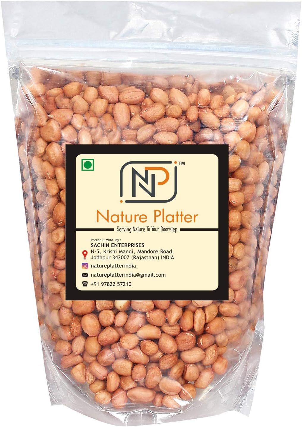 NaturePlatter Singhdana | Raw Peanut - 400g