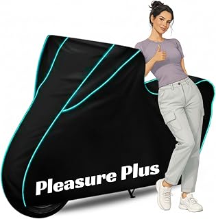 Ultra-Bike Body Cover for Pleasure Plus Dustproof Scratchproof - 100% Water Resistant Motorcycle Cover for Two Wheeler, Ou... Price In India