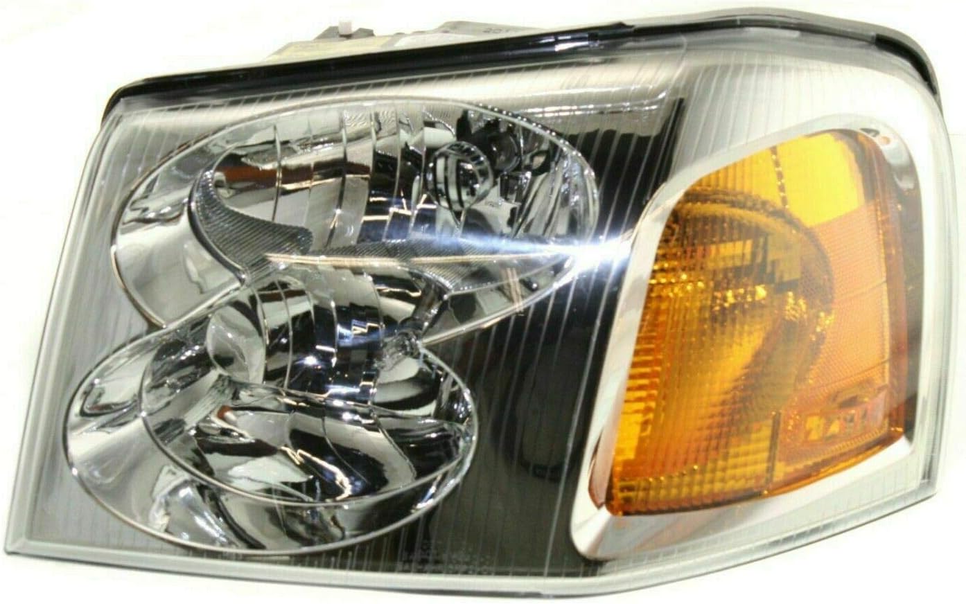 Headlights Set Halogen For 2002-2009 GMC Envoy Direct Replacement