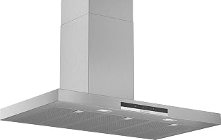 Bosch DWB97IM50 Serie 4 Wandesse, 90 cm breit, Um- & Abluft, LED-Beleuchtung gleichmäßige ausleuchtung, DirectSelect intuitive Bedienung, 3 Leistungs- & 1 Intensivstufe, Edelstahl
