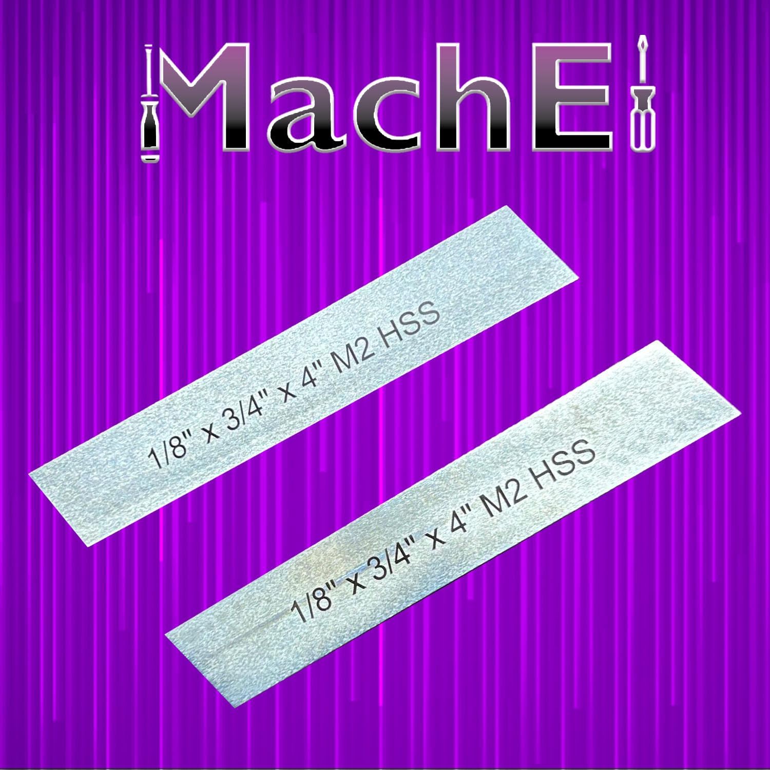 MachEl HSS Parting Blade 1/8" Thick x 3/4" (Wide) x 4" (Long) for Lathe